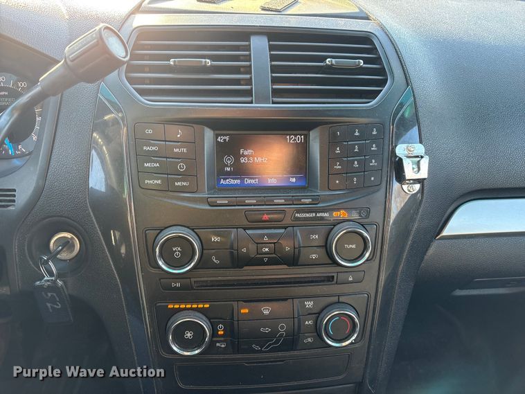 image for item EE4387 2016 Ford Explorer Police Interceptor SUV