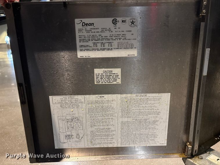 image for item EI5692 (2) Dean SR162GN fryers