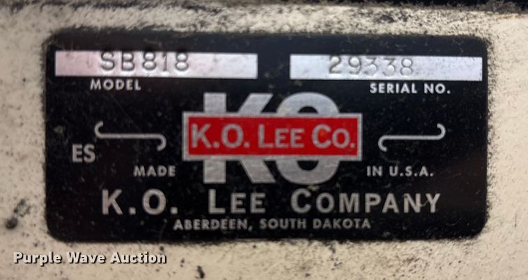 image for item EI5694 K.O. Lee SB818 surface grinder