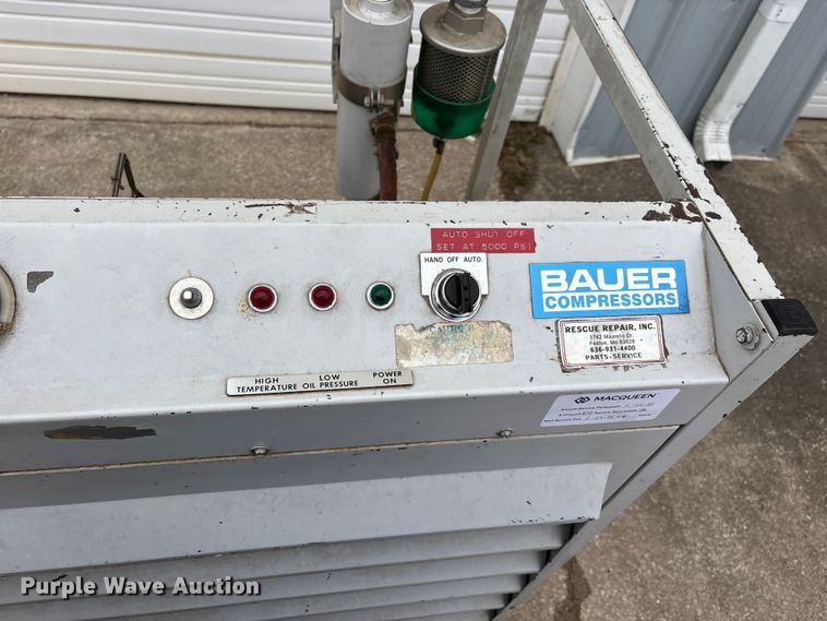 image for item EJ7782 Bauer life support compressor 