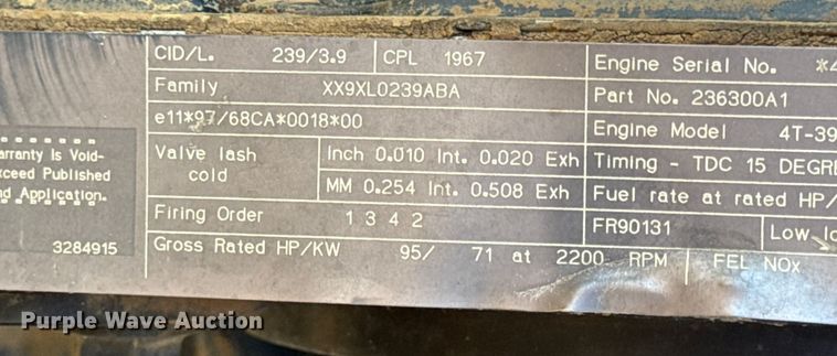 image for item EN0883 1999 Case 580 Super L Series 2 backhoe