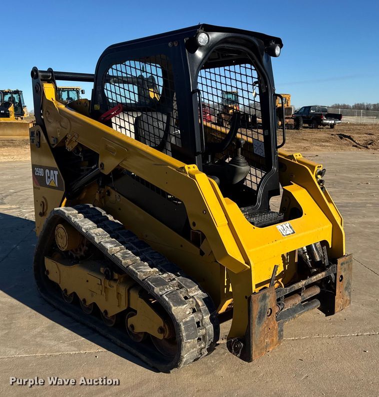 image for item EN0889 2018 Caterpillar 259D skid steer loader