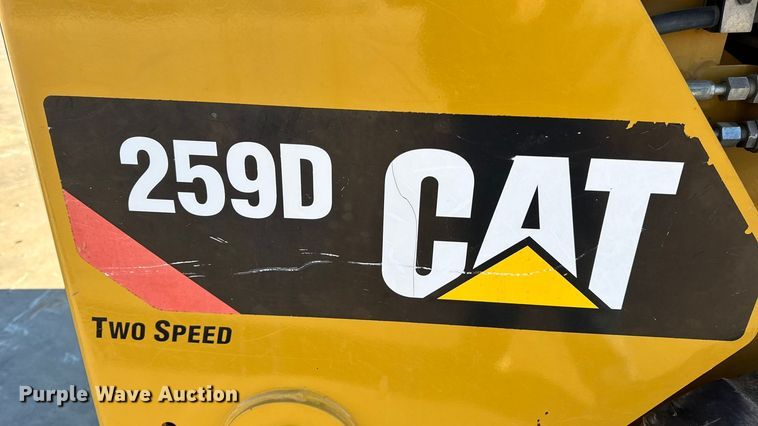 image for item EN0889 2018 Caterpillar 259D skid steer loader