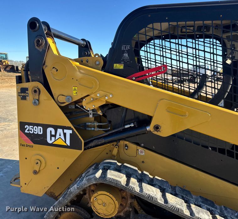 image for item EN0889 2018 Caterpillar 259D skid steer loader
