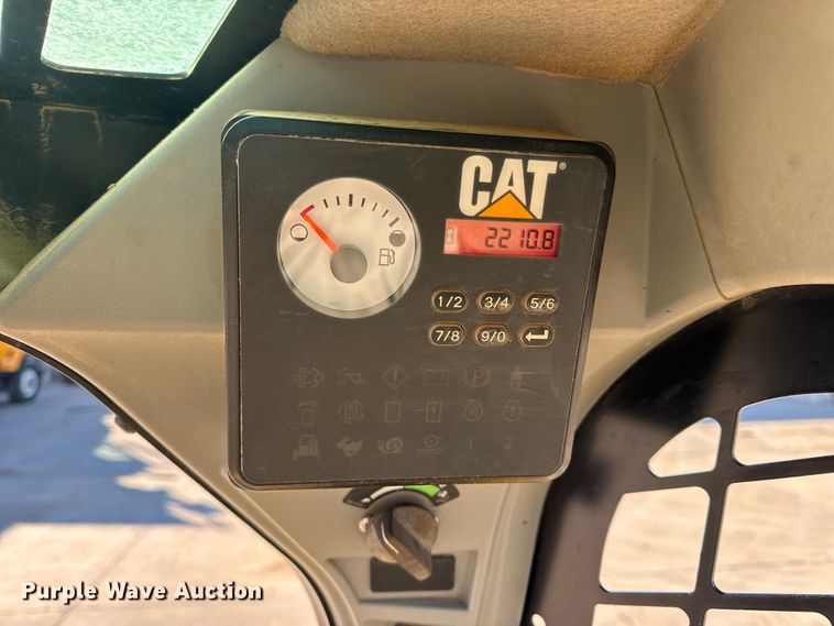 image for item EN0889 2018 Caterpillar 259D skid steer loader