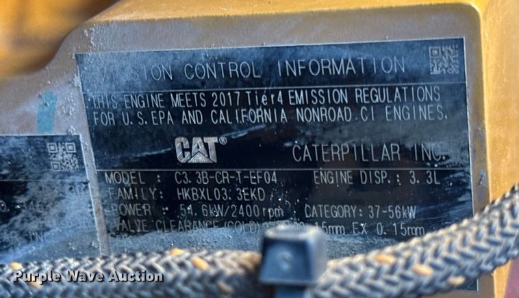 image for item EN0889 2018 Caterpillar 259D skid steer loader