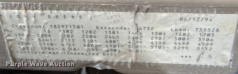 image for item EN3975 1995 LeROI Q185DJ-E air compressor