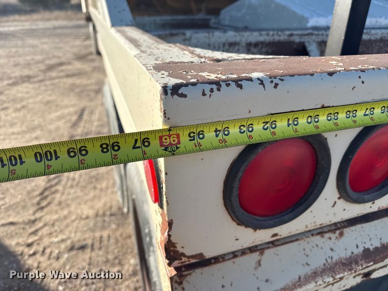 image for item EP2836 1990 Ranch Mfg bottom dump trailer