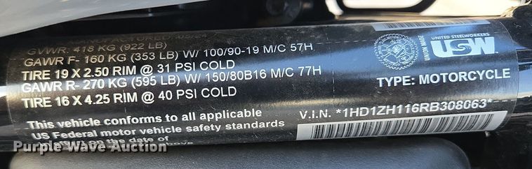 image for item ES2673 2024 Harley-Davidson Nightster motorcycle