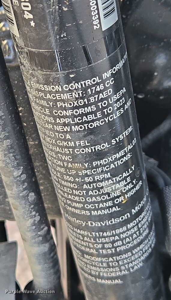 image for item ES2674 2023 Harley-Davidson Road Glide motorcycle