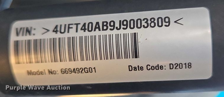 image for item ES2675 2018 Textron Specialized Stampede utility vehicle