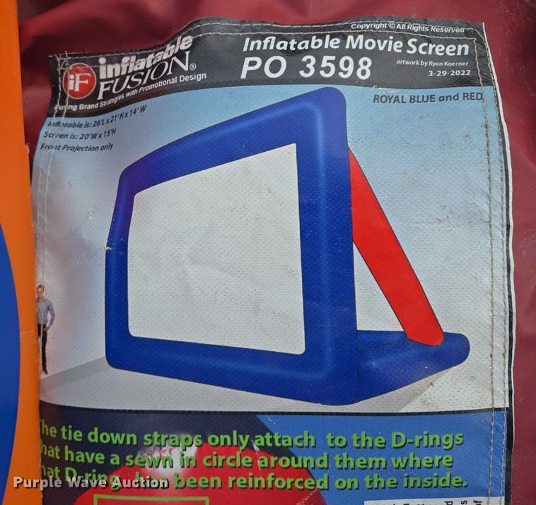 image for item ES2680 Inflatable Fusion Inflatable Movie Screen 