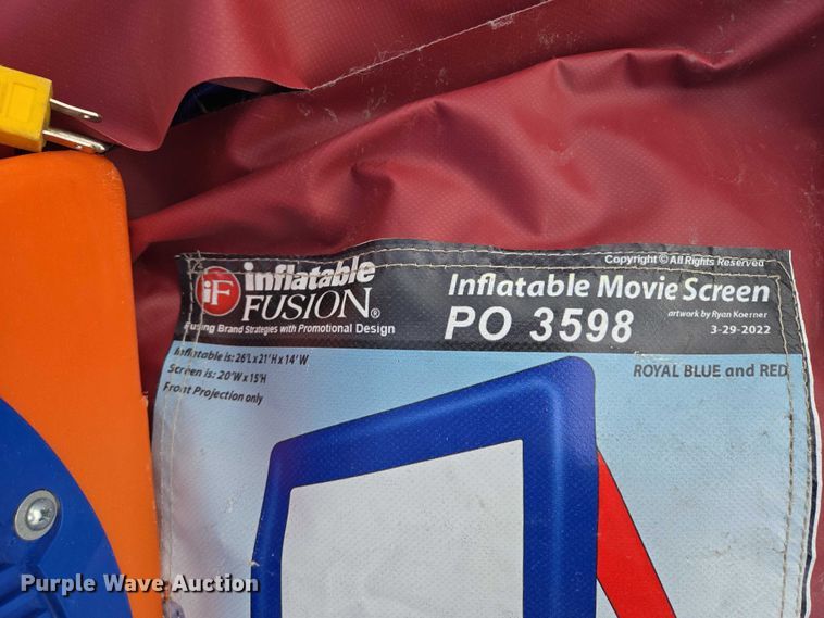 image for item ES2680 Inflatable Fusion Inflatable Movie Screen 