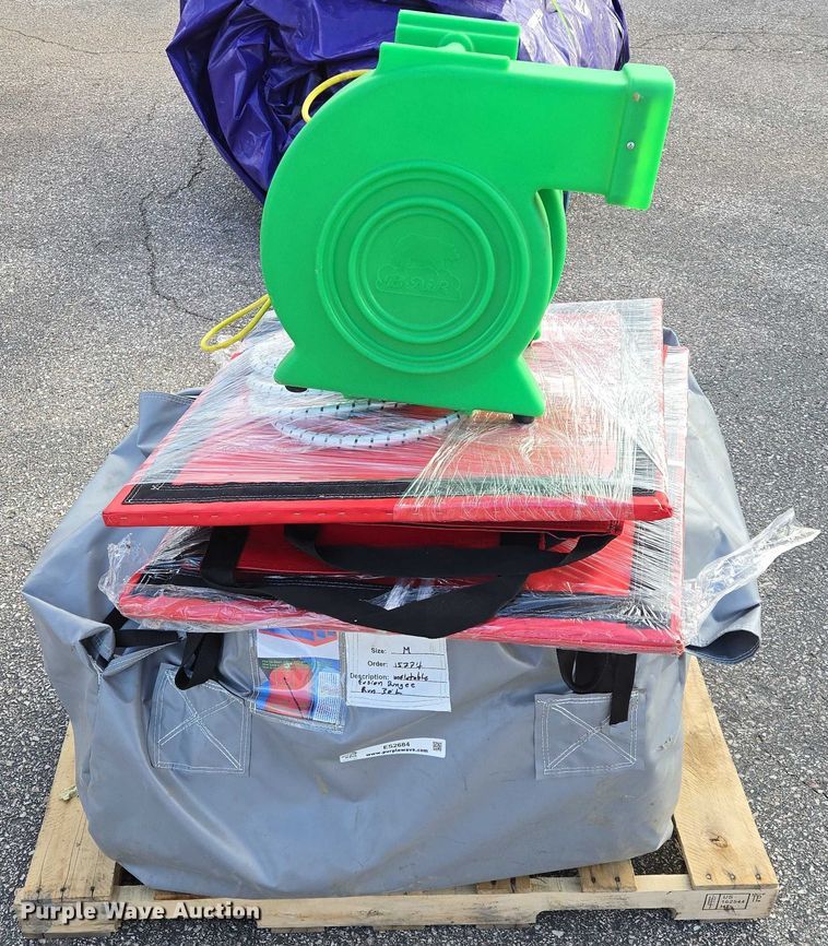 image for item ES2684 Inflatable Fusion 2 lane bungee run 