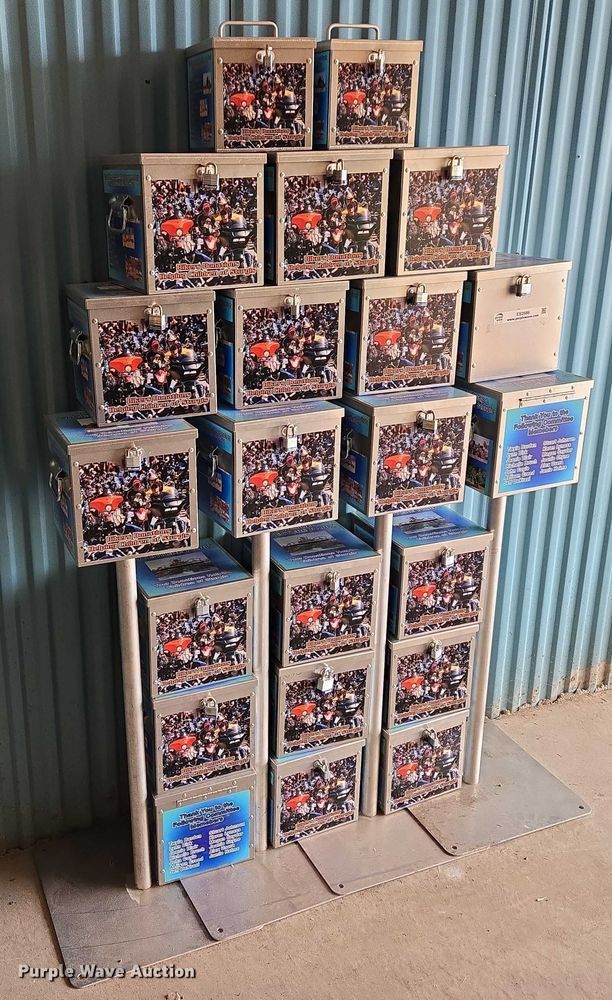 image for item ES2686 (22) metal donation boxes