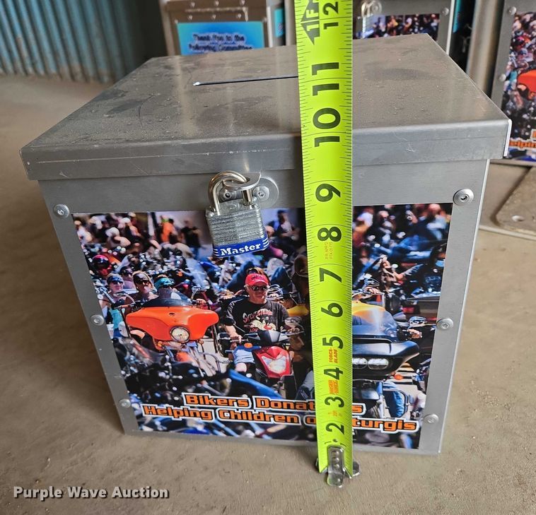 image for item ES2686 (22) metal donation boxes