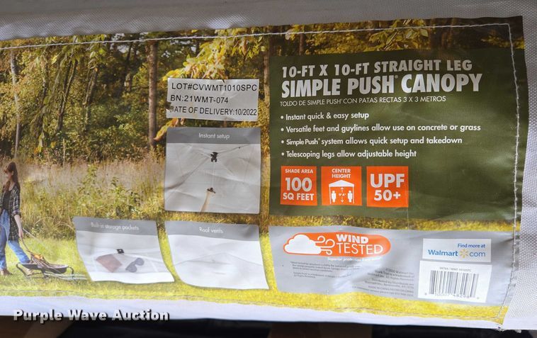 image for item ES2687 Ozark Trail canopy