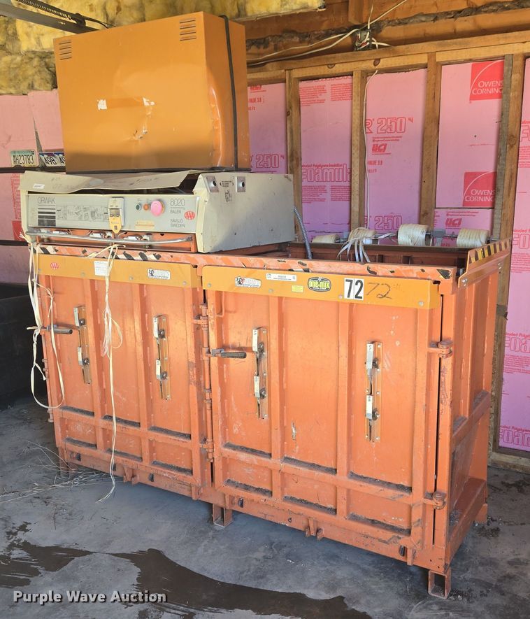image for item ES2694 Orwak 8020 Baler cardboard baler