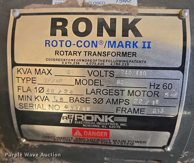 image for item ES2694 Orwak 8020 Baler cardboard baler