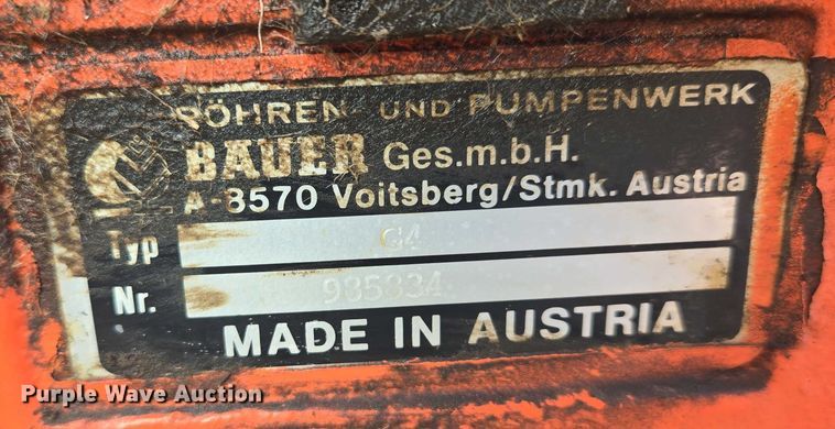 image for item ES2696 Bauer Rainstar E4 irrigation reel