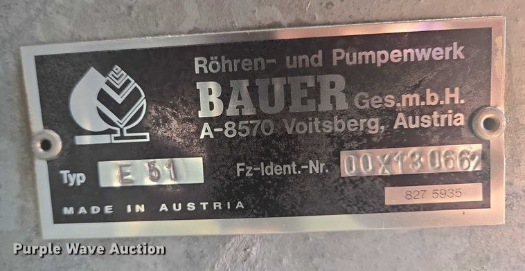 image for item ES2697 Bauer Rainstar E51 Irrigation reel