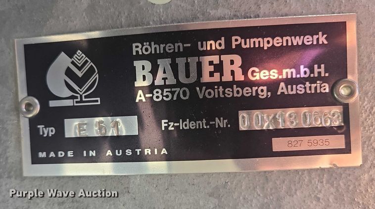 image for item ES2698 Bauer Rainstar E51 Irrigation reel