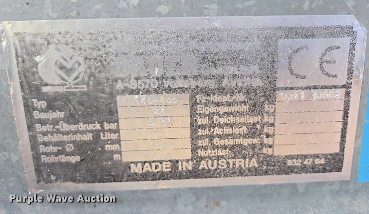 image for item ES2698 Bauer Rainstar E51 Irrigation reel