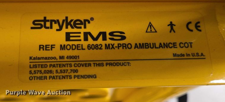 image for item ES2706 Stryker MX-Pro ambulance cot