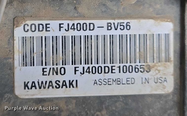 image for item ES2715 2013 Kawasaki Mule 610 utility vehicle