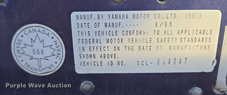 image for item ES2732 (2) 1996 Yamaha VX500DXW snowmobiles