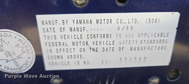 image for item ES2732 (2) 1996 Yamaha VX500DXW snowmobiles