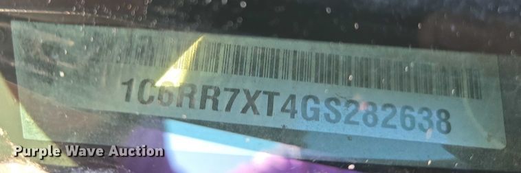 image for item ES2733 2016 RAM 1500 SSV Crew Cab pickup truck