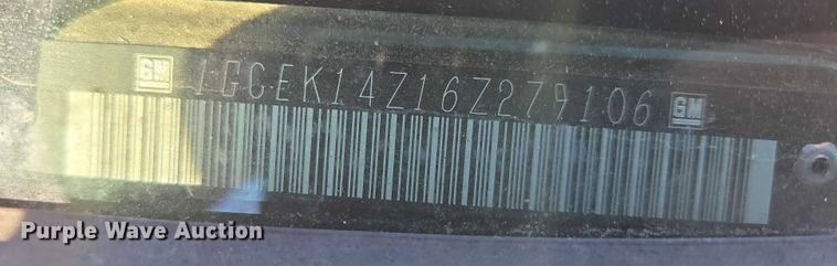 image for item ES2734 2006 Chevrolet Silverado 1500 pickup truck