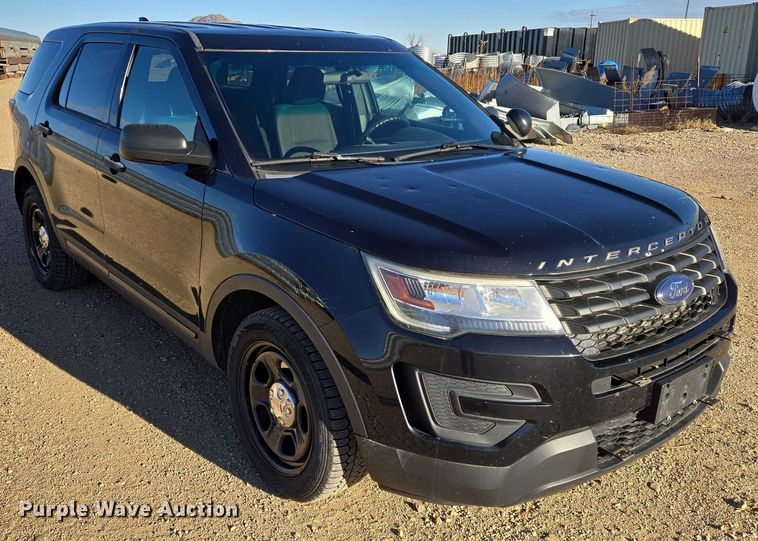 image for item ES2735 2017 Ford Explorer Police Interceptor SUV