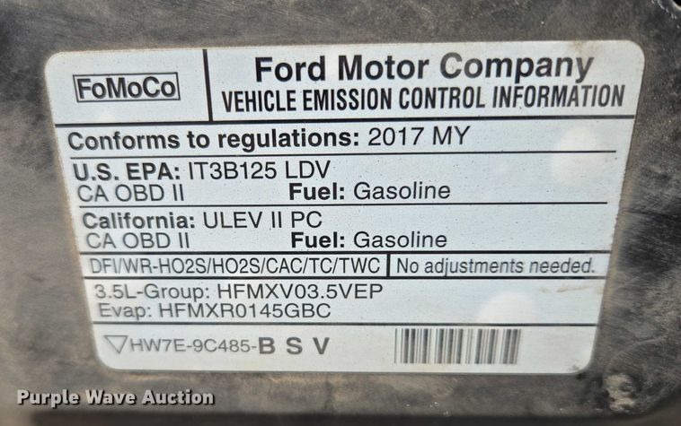 image for item ES2735 2017 Ford Explorer Police Interceptor SUV