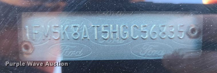 image for item ES2735 2017 Ford Explorer Police Interceptor SUV