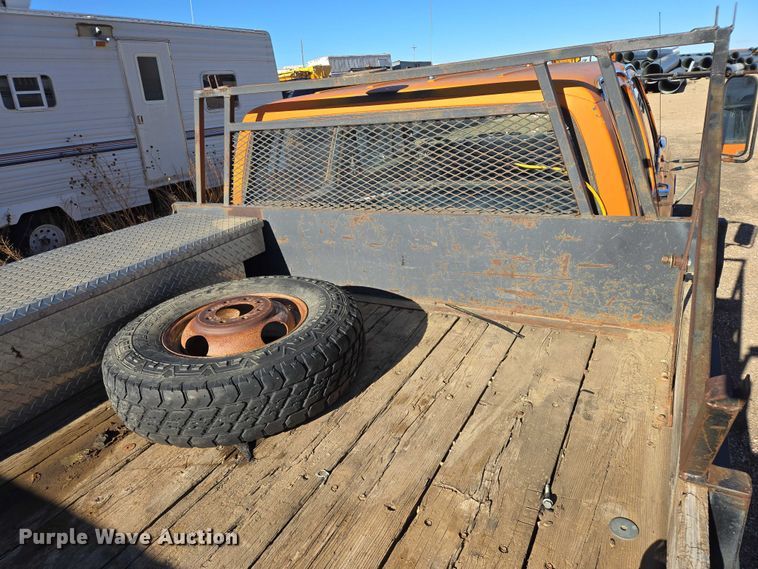 image for item ES2737 1985 Chevrolet C30 Crew Cab flatbed pickup truck