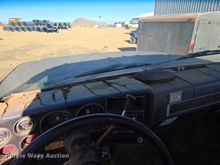 image for item ES2737 1985 Chevrolet C30 Crew Cab flatbed pickup truck