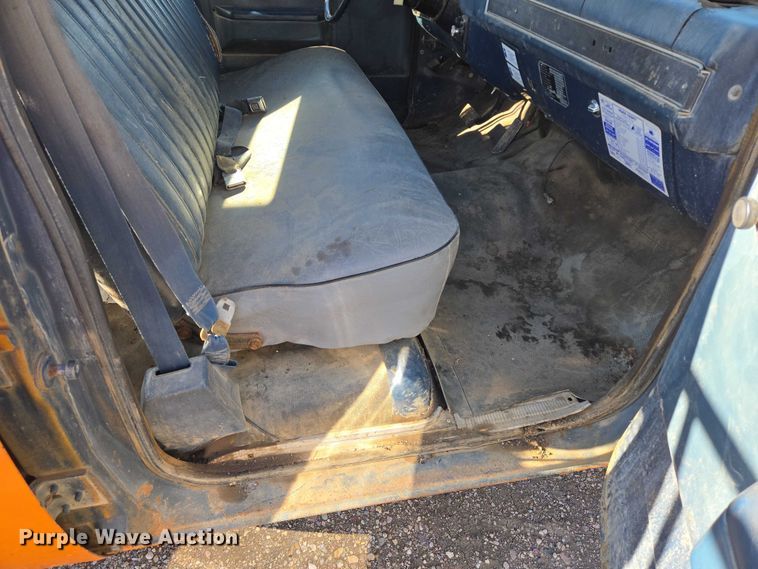 image for item ES2737 1985 Chevrolet C30 Crew Cab flatbed pickup truck