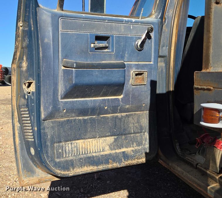 image for item ES2737 1985 Chevrolet C30 Crew Cab flatbed pickup truck