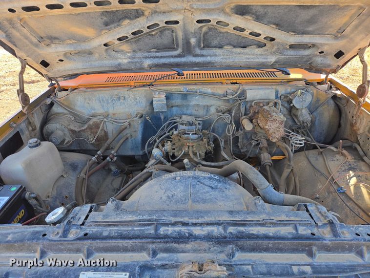 image for item ES2737 1985 Chevrolet C30 Crew Cab flatbed pickup truck