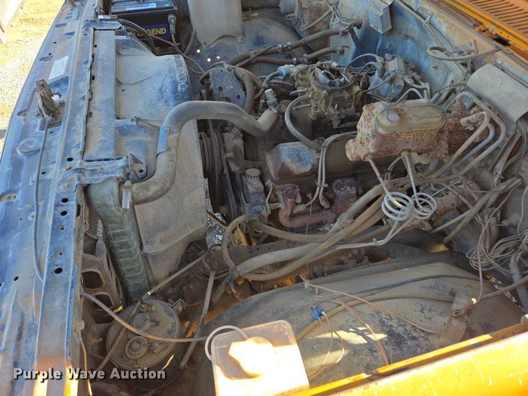 image for item ES2737 1985 Chevrolet C30 Crew Cab flatbed pickup truck