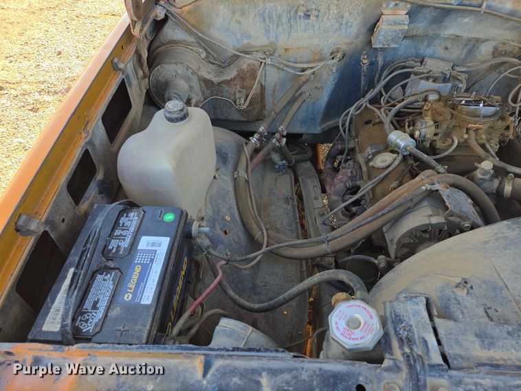 image for item ES2737 1985 Chevrolet C30 Crew Cab flatbed pickup truck