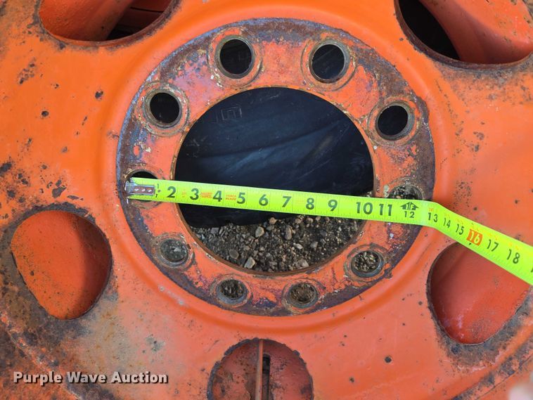 image for item ES2739 (4) 14.00R20 Goodyear tires and wheels