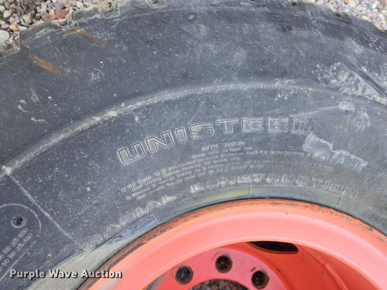 image for item ES2739 (4) 14.00R20 Goodyear tires and wheels