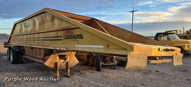 image for item ES2742 1996 Load King The Originator 2466 bottom dump trailer