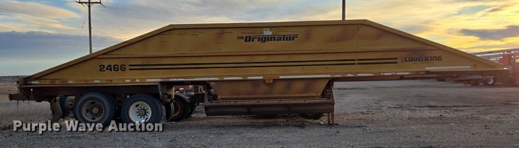 image for item ES2742 1996 Load King The Originator 2466 bottom dump trailer