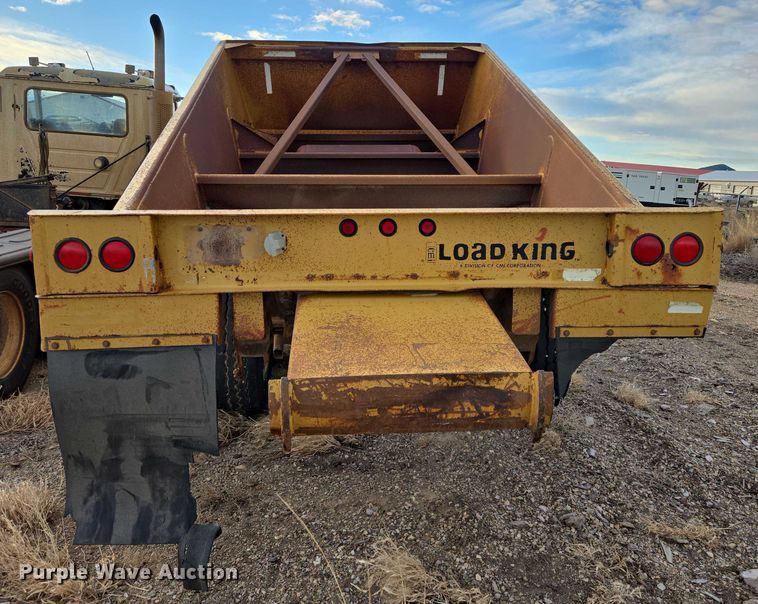 image for item ES2742 1996 Load King The Originator 2466 bottom dump trailer