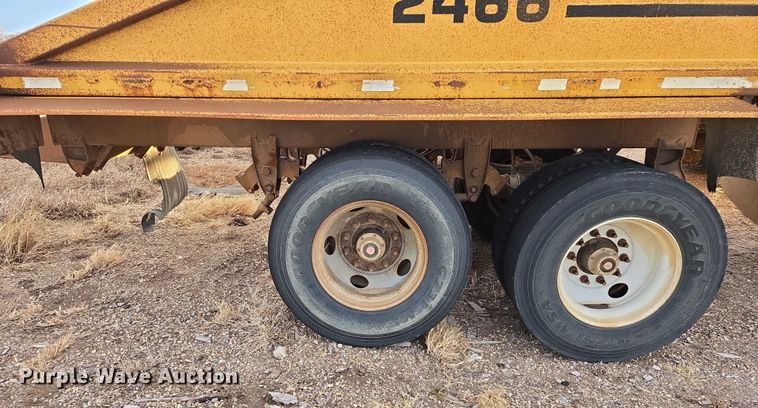 image for item ES2742 1996 Load King The Originator 2466 bottom dump trailer