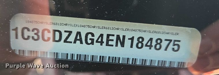 image for item ES2805 2014 Dodge Avenger 